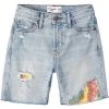abercrombie kids Patchwork Denim Shorts (Little Kids/Big Kids)