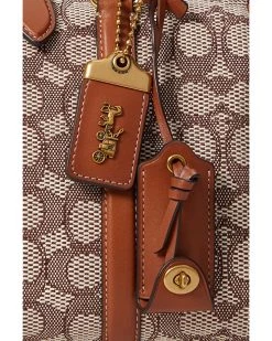 COACH Signature Textile Jacquard Ruby Satchel 25 | Handbags 9 COACH Signature Textile Jacquard Ruby Satchel 25 | Handbags -COACH Sales Store 91CGwurfW6L. AC SR736920