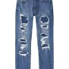 abercrombie kids Skinny Medium Shred in Blue (Little Kids/Big Kids) | Jeans -COACH Sales Store 91MW 6aYG2S. AC SR736920