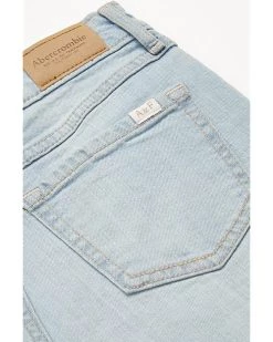 abercrombie kids Light Shred High-Rise Mini Mom Shorts (Little Kids/Big Kids) -COACH Sales Store 91NB8hP0zqL. AC SR736920