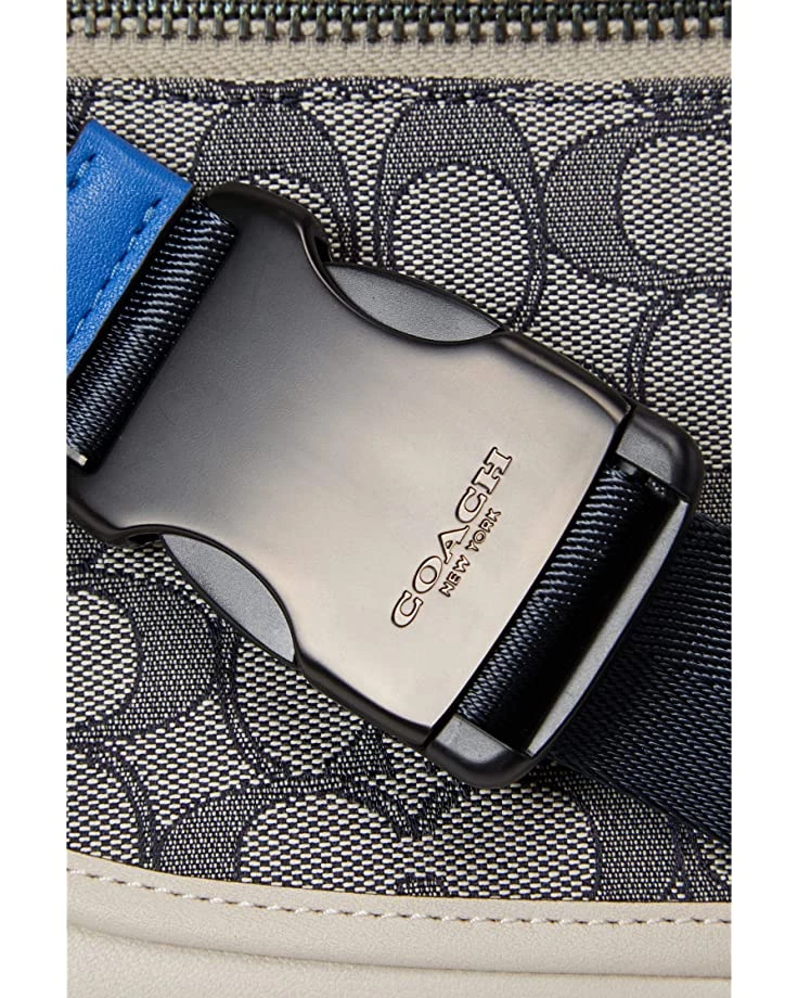 COACH League Belt Bag in Signature Jacquard | Lumbar Packs 6 COACH League Belt Bag in Signature Jacquard | Lumbar Packs - Image 4