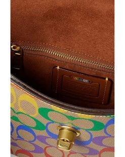 COACH Pride Coated Canvas Signature Willow Saddle Bag | Handbags -COACH Sales Store 91qURCYgDuL. AC SR736920