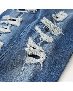 abercrombie kids Super Skinny Shred in Dark Blue (Little Kids/Big Kids) | Jeans -COACH Sales Store A1NGOIDZS5L. AC SR736920