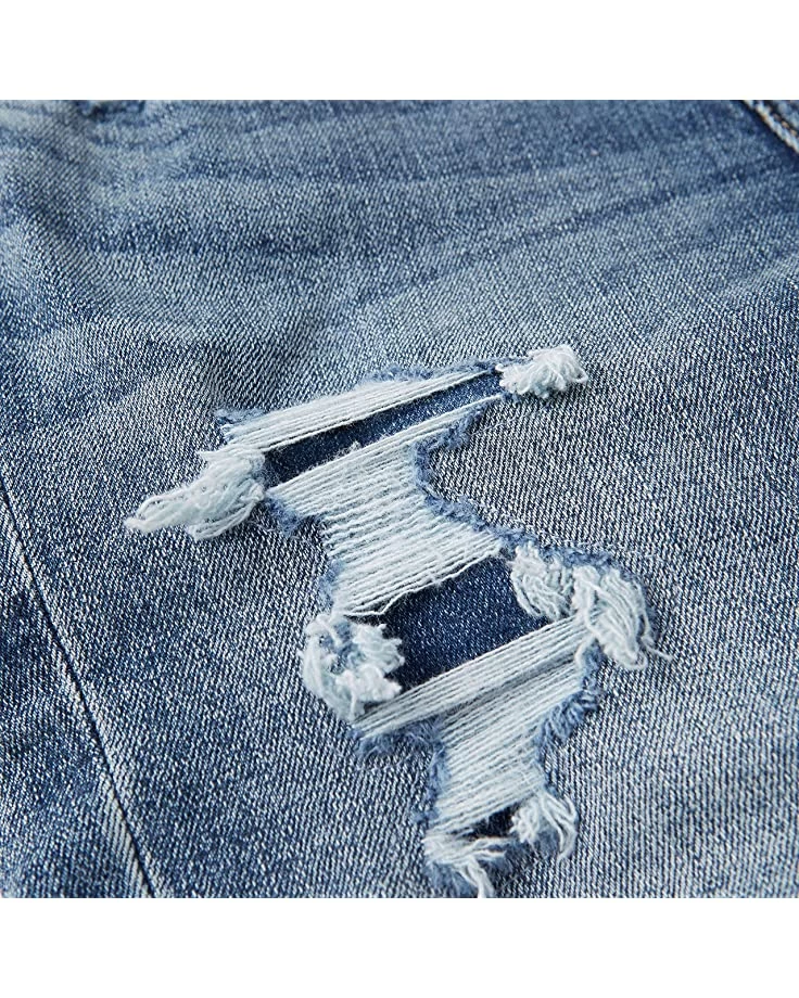 abercrombie kids Medium Wash Destroy Denim Shorts (Little Kids/Big Kids) 6 abercrombie kids Medium Wash Destroy Denim Shorts (Little Kids/Big Kids) - Image 4