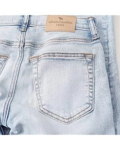 abercrombie kids Super Skinny Destroy in Light Blue (Little Kids/Big Kids) | Jeans -COACH Sales Store A1q9f0yQlmS. AC SR736920